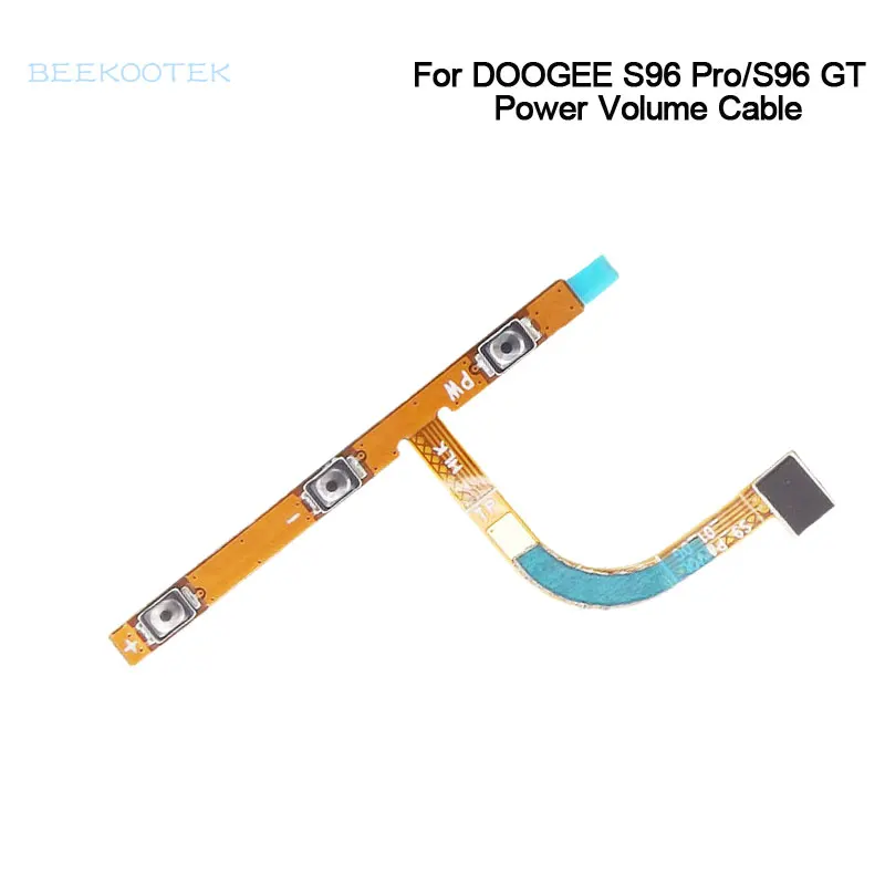 

Новинка, оригинальный кабель DOOGEE S96 Pro S96 GT с кнопкой включения/выключения питания + регулятором громкости, кнопка вверх/вниз, аксессуары для смартфона doogee S96 GT