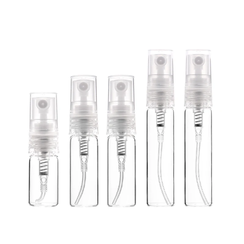 Mini Clear Glass Perfume Bottle Refillable Perfume Bottle Sprayer Portable Travel 8 Pack 2/3/5/10ml
