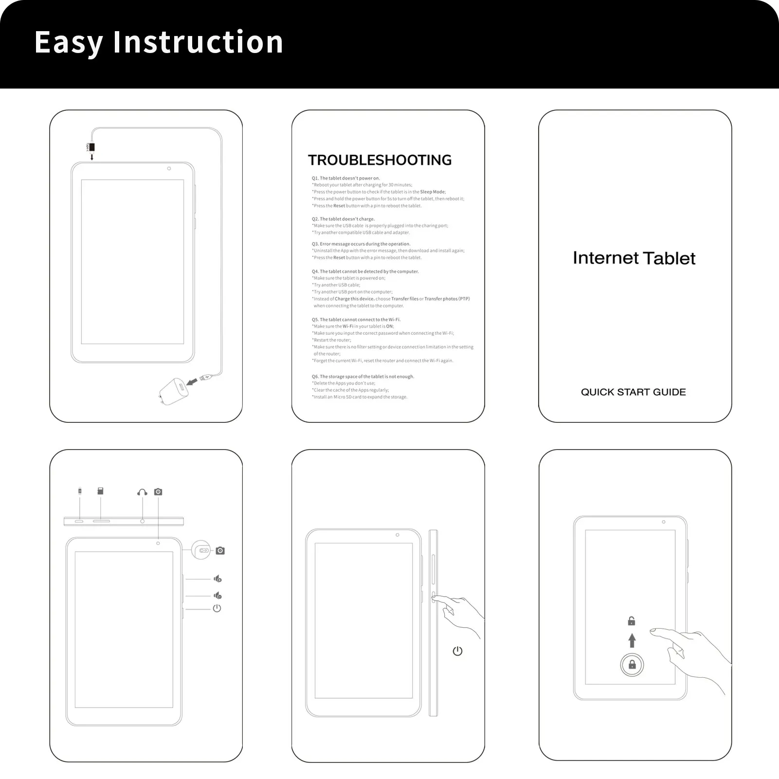 تابلت بريتوم أندرويد 10، شاشة 10,1 بوصة، ذاكرة وصول عشوائي 2 جيجابايت، ذاكرة قراءة فقط 32 جيجابايت، معالج رباعي النواة، شاشة IP عالية الدقة، كاميرا خلفية 8,0 ميجابكسل، واي فاي