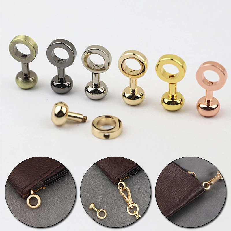

2Set New Pure Copper Handbag Chain Handles Connector Hanger Bag Side Clip Buckles for DIY Replaceable Adjust Hardware Accessorie