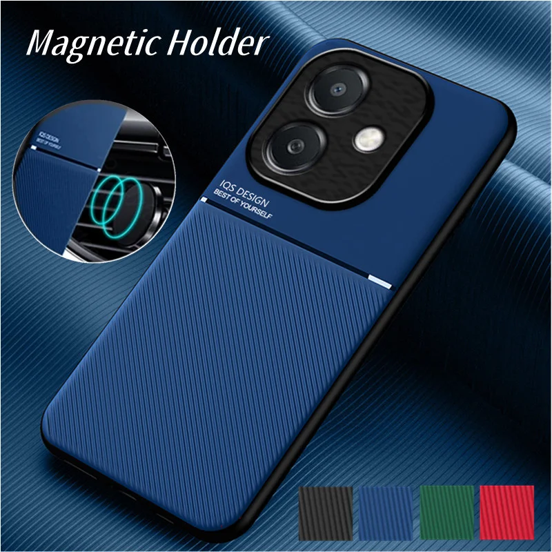 Rugged Protective Phone Case with Built-in Car Magnetic Holder