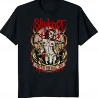 Rock Style Slipknots Printed Men T Shirts for Women Heavy Metal Tees Prepare for Hell Tour Streetwear T-shirt Cotton Casual Top 2