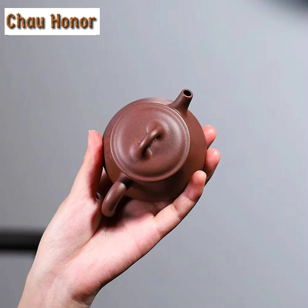 120ml Creativity Yixing Purple Clay Tea Pot Handmade Beauty Filter Teapot Authentic Purple Mud Kettle Chinese Zisha Tea Infuser