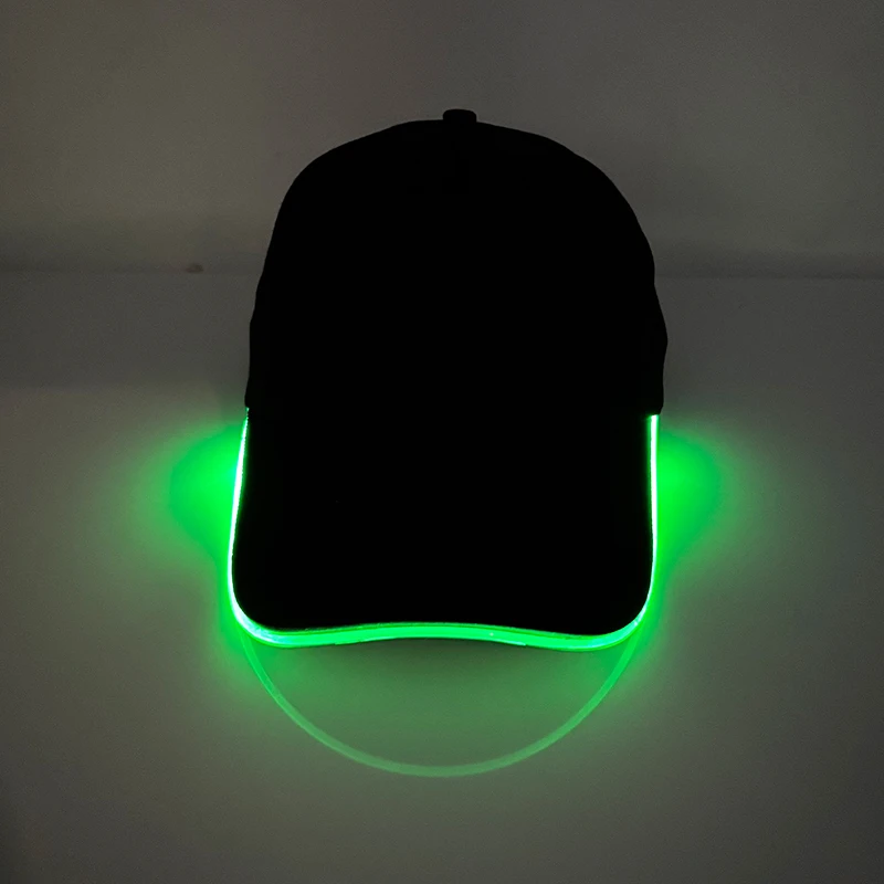 gorra de béisbol con luz led, gorra de fiesta rave con brillo intermitente, sombrero luminoso para mujeres y hombres, suministros de desfile para festival de purim y club de hip hop Gorra de béisbol con luz LED, gorra de fiesta Rave con brillo intermitente, sombrero luminoso para mujeres y hombres, suministros de desfile para festival de Purim y Club de Hip-hop 5