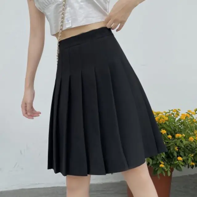 Skirts Pleated Women High Waist Summer Knee-length Preppy Style Harajuku Y2k Hot Sale Street School Cosplay Casual Female Faldas 3