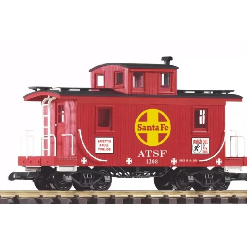 Train Model PIKO G Type 1:22.5 Caboose Tail Carriage Freight Train 38945 38947 Dark Red Electric Toy Train train model piko g type 1 22 5 caboose tail carriage freight train 38945 38947 dark red electric toy train