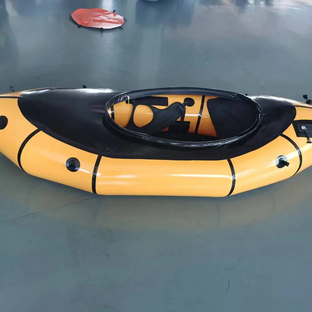 FUNWORLD Durable Using Ultralight Inflatable Water Paddle Kayak Packraft