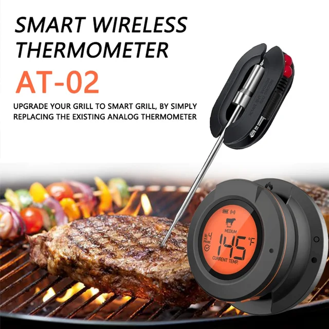 Hús Főző Szerszámok Sütő Bluetooth Grillérzékelő Magas Konyhai Kiegészítők 500 Digitális Hőmérő Grillhez - Image 4