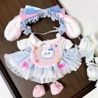 20cm Baby Clothes Cute Rabbit Dress No Attribute Rabbit Ear Hair Hoops Socks Accessories 2