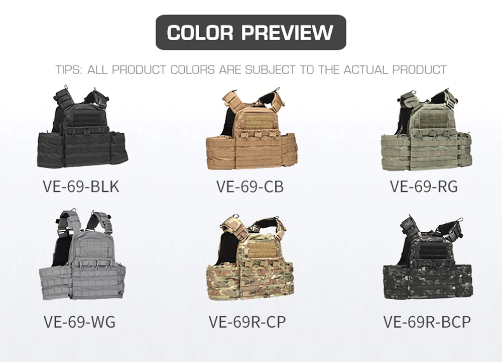 Taktische CPC Weste Kirsche Platte Träger Heavy Duty MOLLE Quick Release Outdoor Jagd Schießen Airsoft Weste Körper Rüstung Ausrüstung – Detail 16