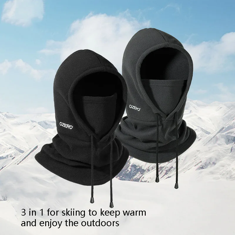 Winter Board Skiiing Face Mask Keep Warm Outdoor Motorcycle Riding Hat Protect Neck Hooded Windproof Thermal Skiing Full Mask face mask