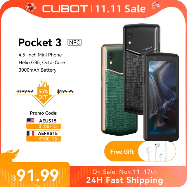 Cubot Pocket 3: The Mini Smartphone That Packs a Punch