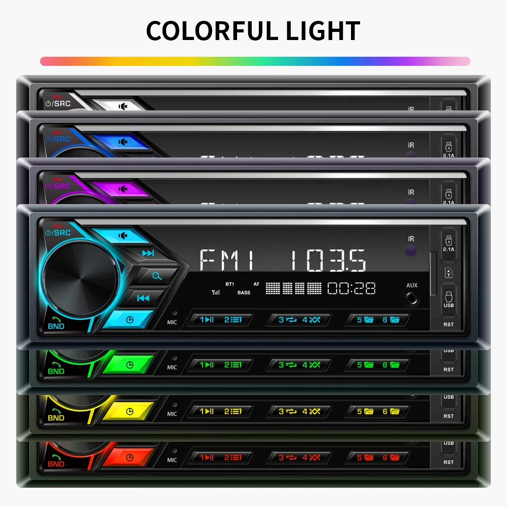 S8e9d008bfafd4d25842493c7b005b4c2b Grandnavi 1Din MP3 Car Radio Audio Stereo FM Aux Input Receiver SD/USB 12V With In-dash Bluetooth Multimedia Auto Radio Player