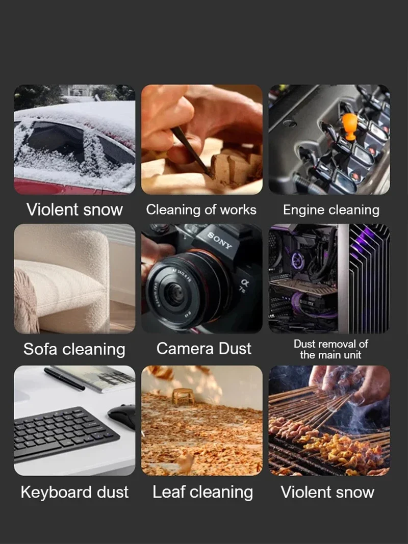 Violent 400000RPM Blower Powerful Air Vacuum Dust Cleaner Brushless Motor Rechar