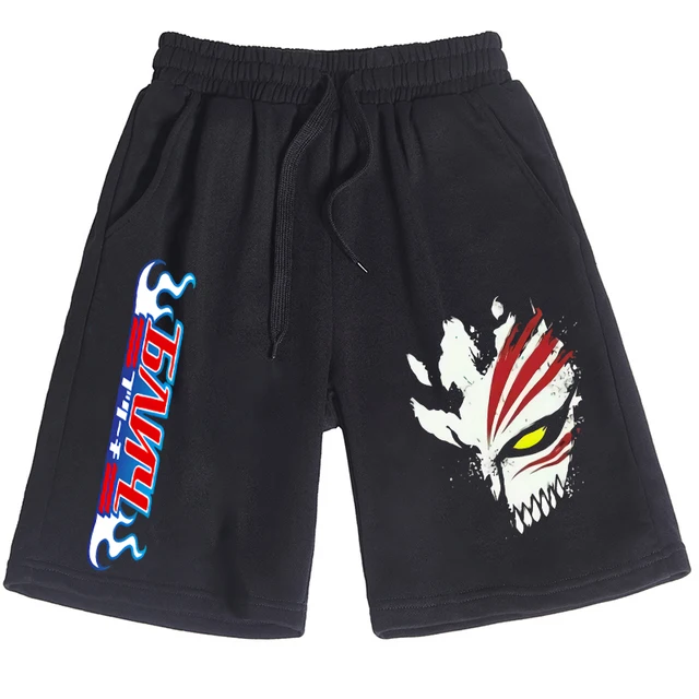 Anime Bleach Shorts Manga Cartoon Kawaii Men's Casual Shorts Funny