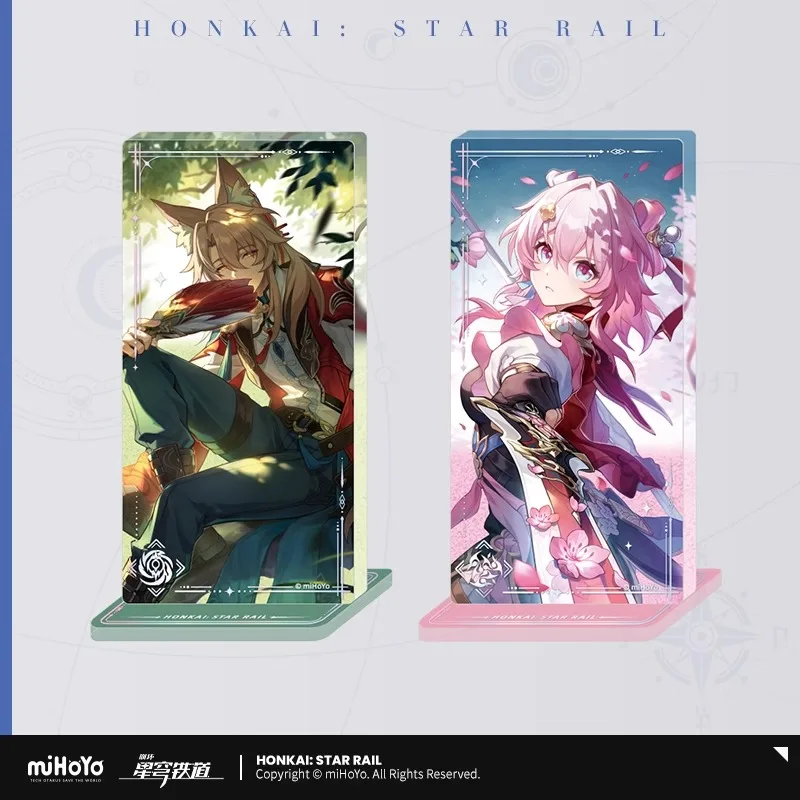 Honkai: Star Rail Acrylic Standee - Silver Wolf Character Figure Stand, 5.9 Inch High Gloss Decor