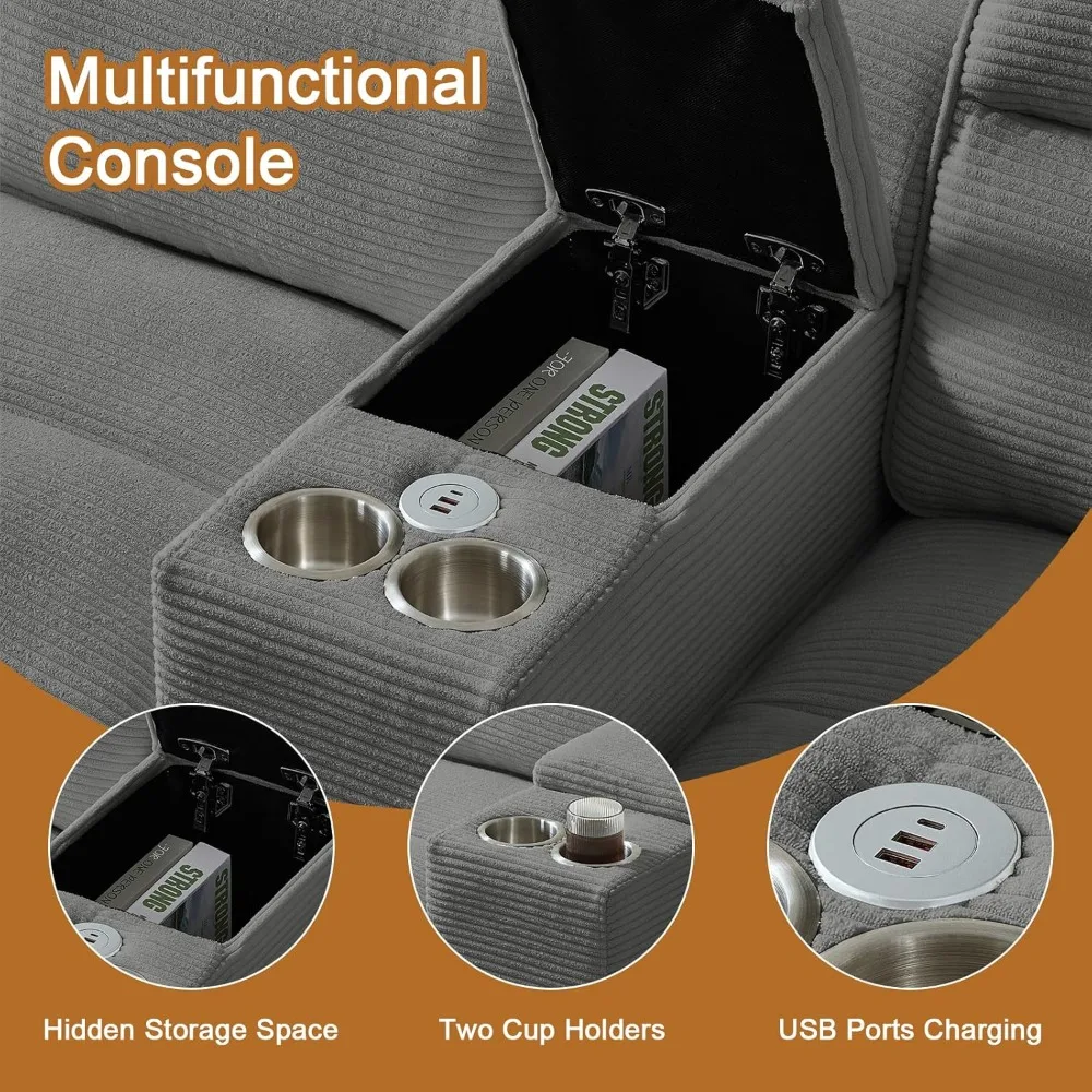 U Shaped Cloud Sectional 4