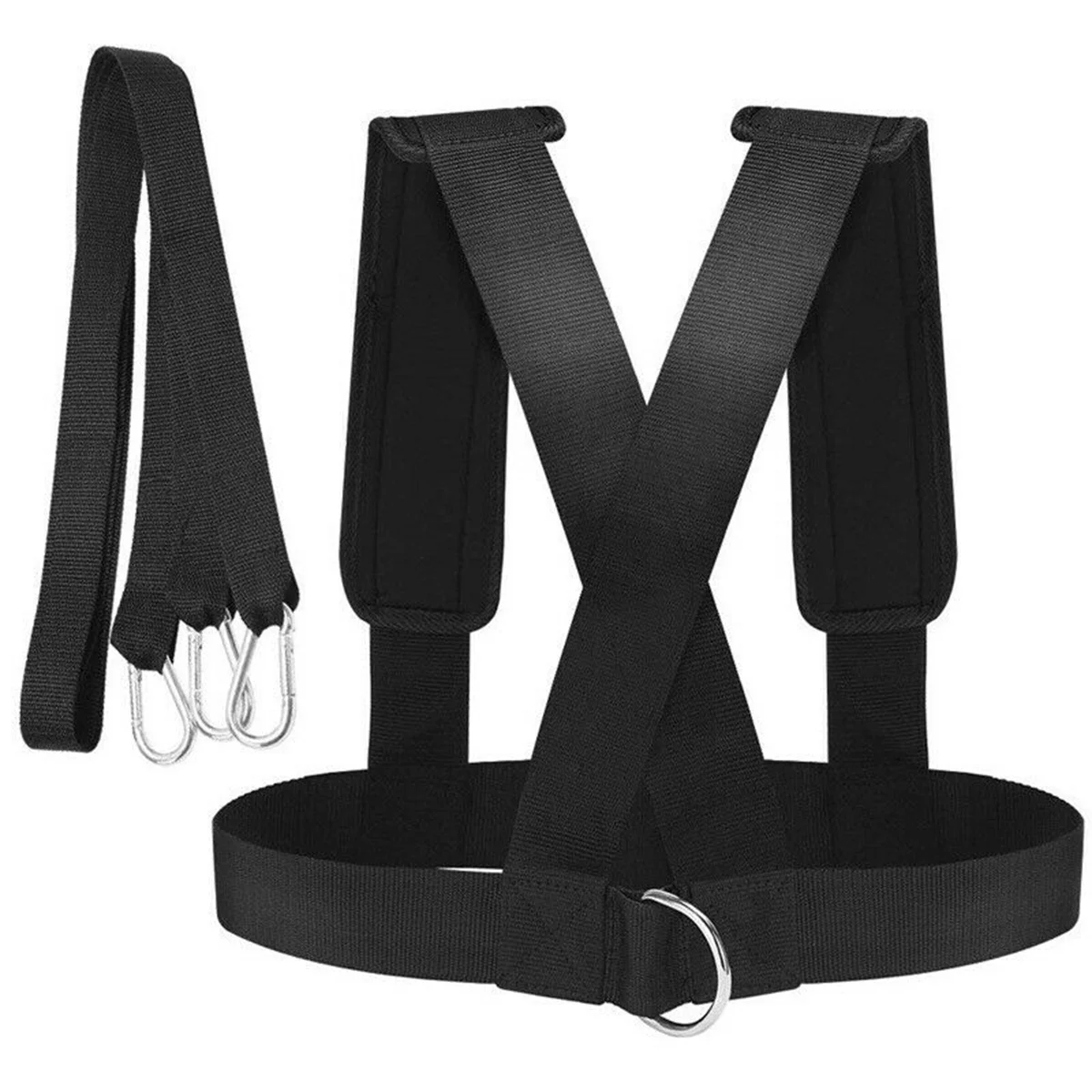 

Belt Resistance Harness Sled Pulling Training Weight Equipment Workout Tire Strap Bearing Belts Pull Trainer Power Bands Running