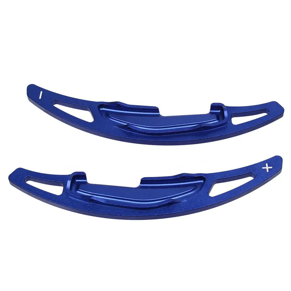 Premium Aluminum Alloy Car Steering Wheel Paddle Shifter Extension - Set of 2
