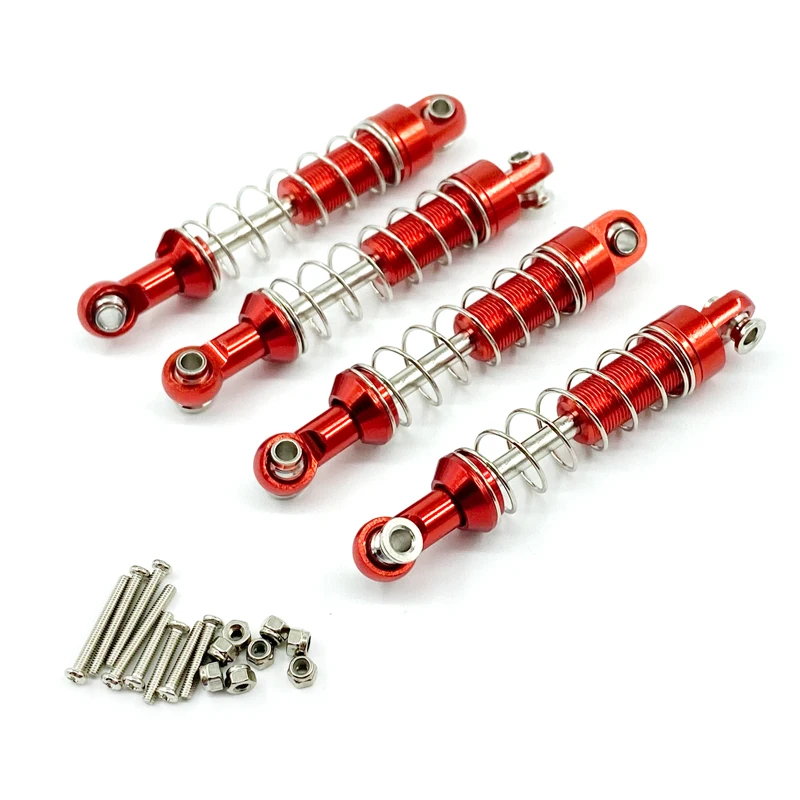 

Для MN D90 MN-90 MN99S WPL C14 C24 C34 RC Car 4 шт. амортизатор, 1