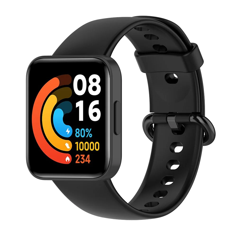 Silikonarmband für Redmi Watch 2 Lite/Watch 2 Ersatz-Uhrenarmband für Xiaomi Mi Watch 2 Lite – Detail 9