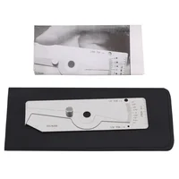 Welding Measuring Tool Welding Ruler Welding Gauge Precision Stainless Steel Weld Gauge Undercut Depth Gage Measuring Tool 1