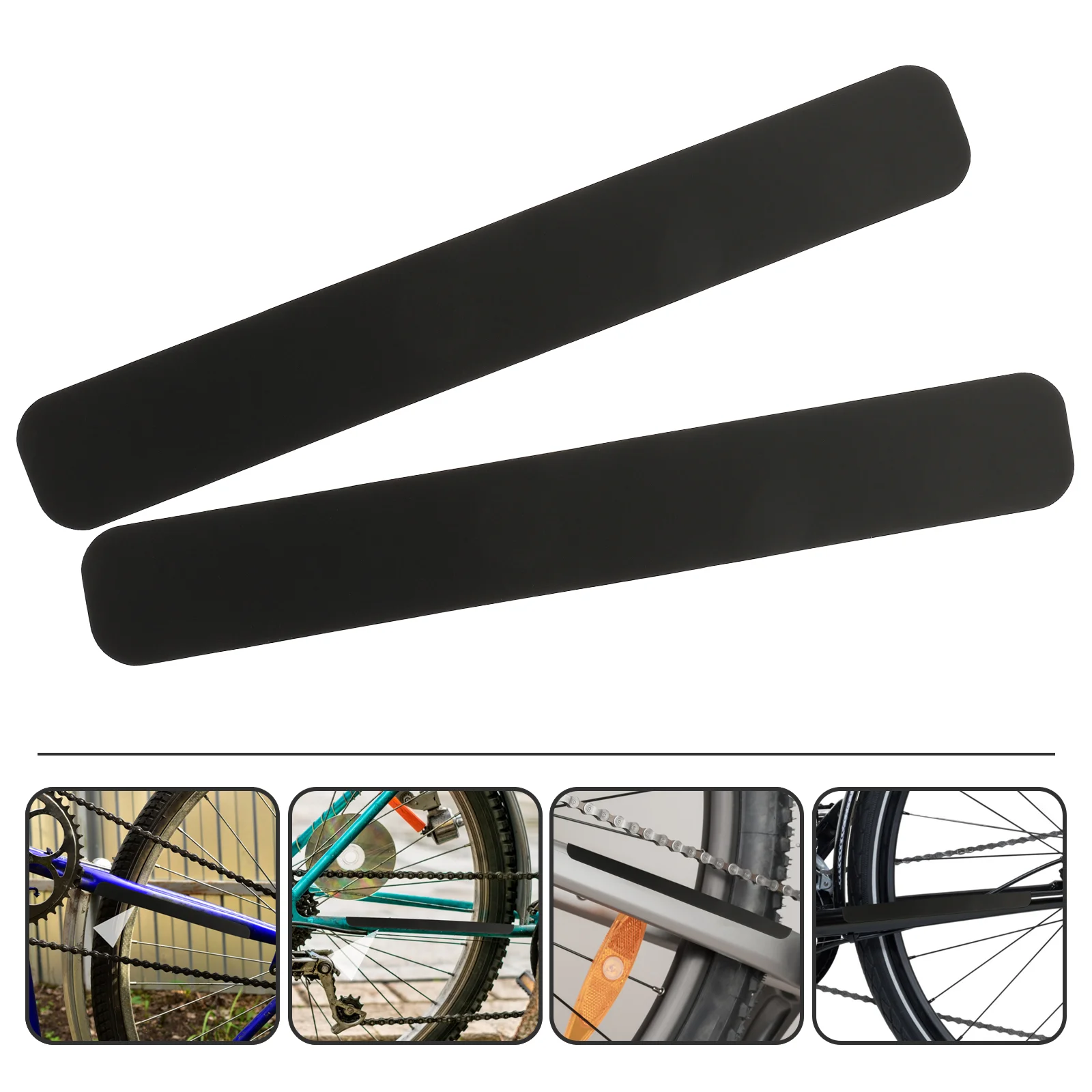 

Adhesive Tape Frame Stickers Chainstay Frame Protectors Mountain Bike Chain Frame Sticker Anti-Scratch Protector Film