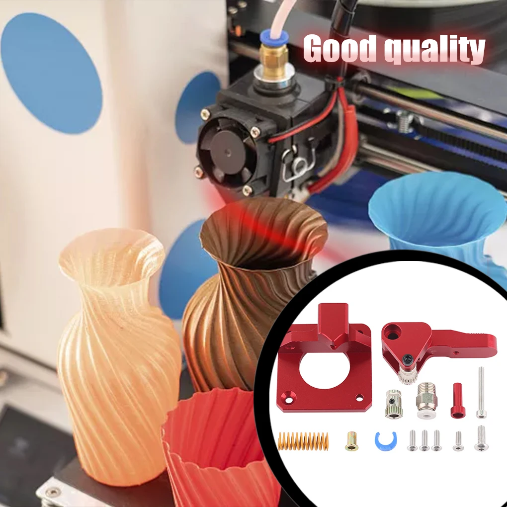 

3D Printer Extruder Drive Feed Kit Professional Part Accessory Replacement for CR-10S PRO Ender-3 Btech Single Adapter