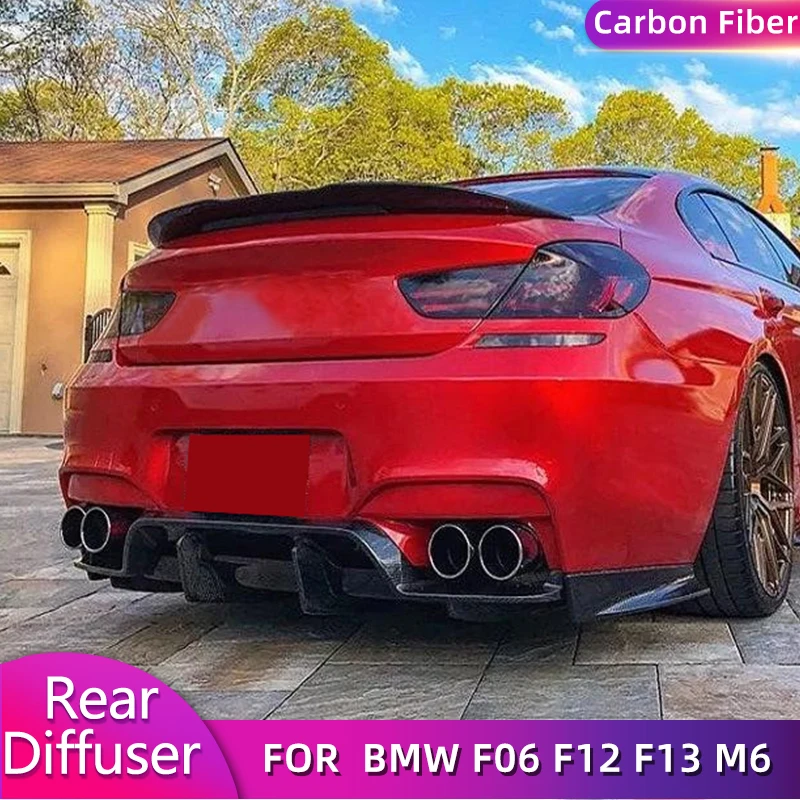 자동차 리어 범퍼 디퓨저 립 스플리터, BMW 6 시리즈 F06 F12 F13 M6 ..