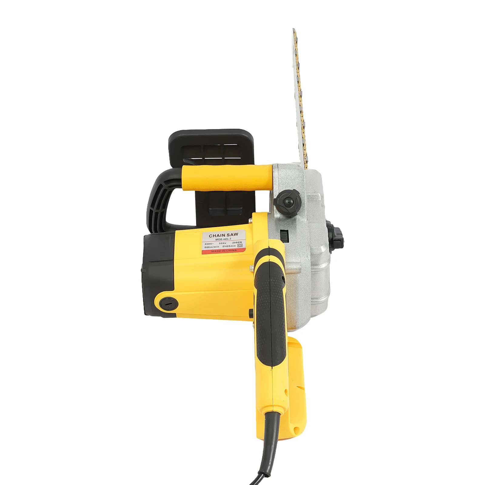16" leichte kabelgebundene elektrische Kettensäge, verstellbare Kette, Holzbearbeitungswerkzeug für Holzschneide – Detail 4