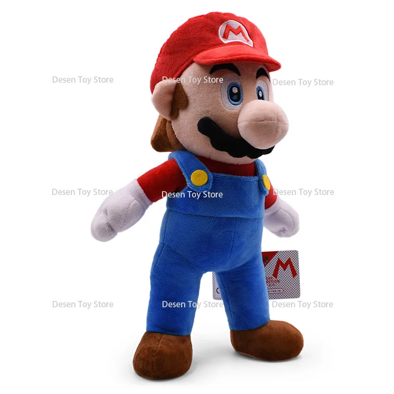 38-41cm bros Plüss toys luigi Marián Töltött toys Anime Babaarcú de nem okos nő plushie számára gyerekeknek Kitűnő karácsonyi szülinapi Tehetség számára gyerekek