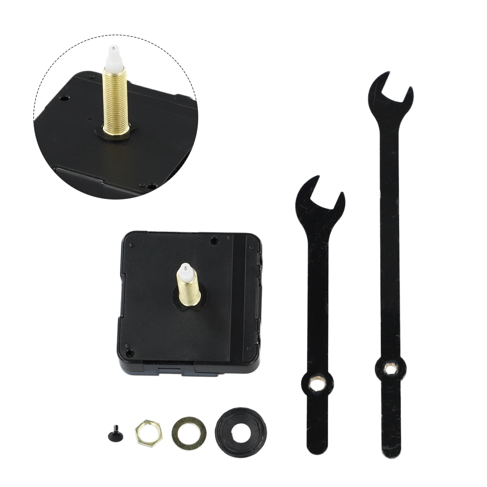 DIY Wall Clock Movement Mechanism Kit Repair Replacement Parts For 35-40cm Clock Panels Mute Accessories Home Decorative Crafts