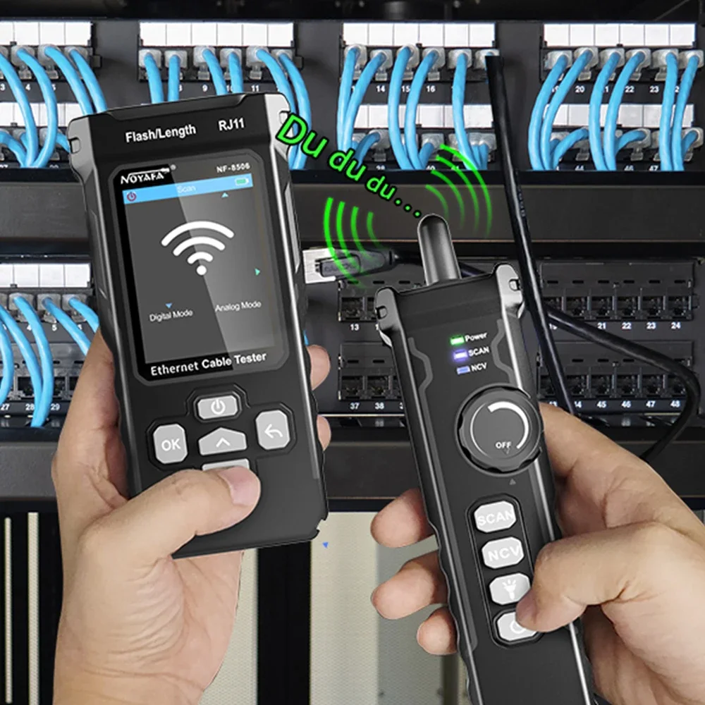 NOYAFA NF 8506 Multifunction Ethernet Cable Tester Supports PING test/IP scan/network port speed RJ45 RJ11 Network Cable Tracker 4