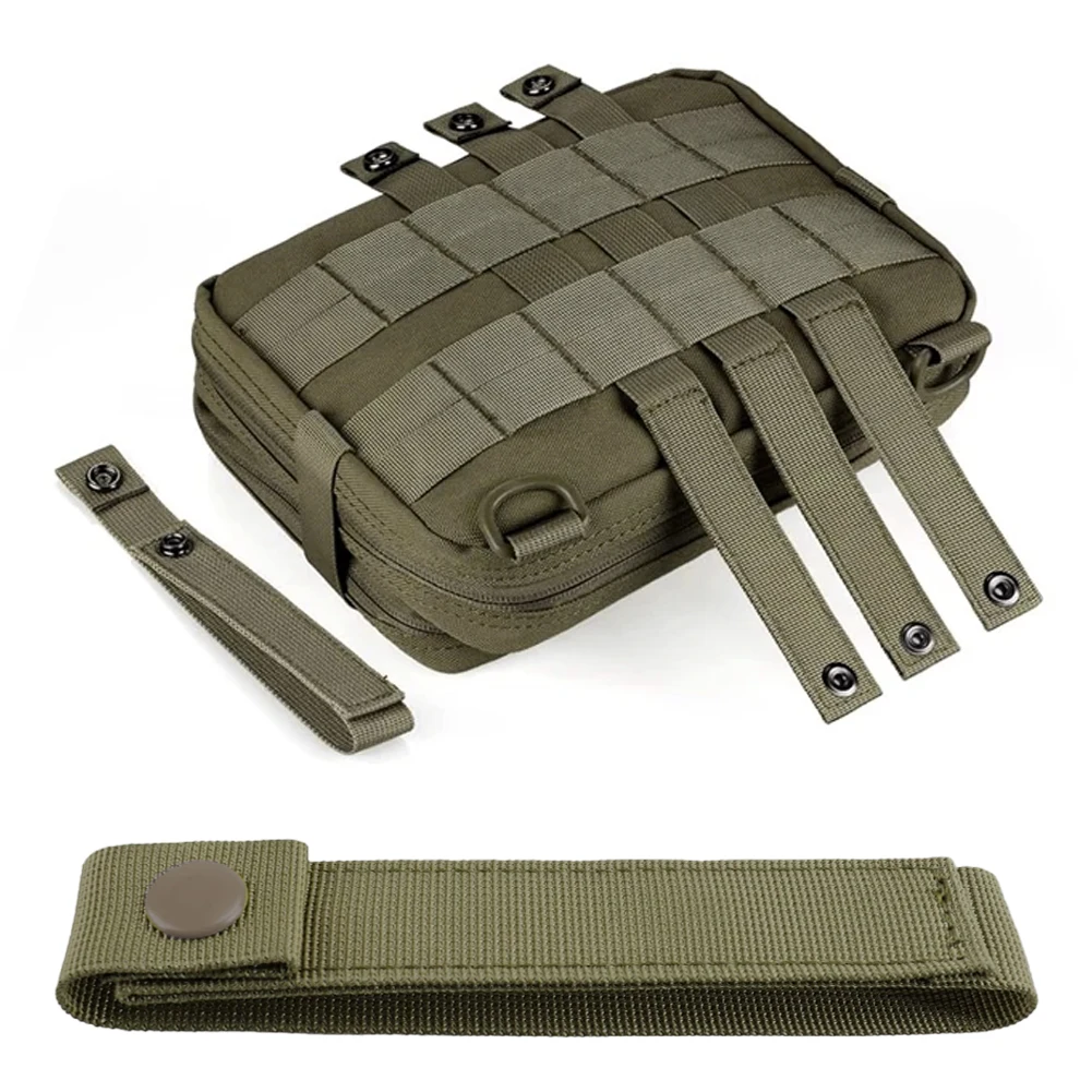 1Pcs Multi Functional Tactical Belt Double Nylon Buckle Portable Belts Accessory Equipment Outdoor Sports Accessory Fixed Buckle