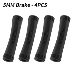 MUQZI Bicycle Cable Protector Set - Enhance Brake & Shift Line Protection (5mm Black 4pcs)
