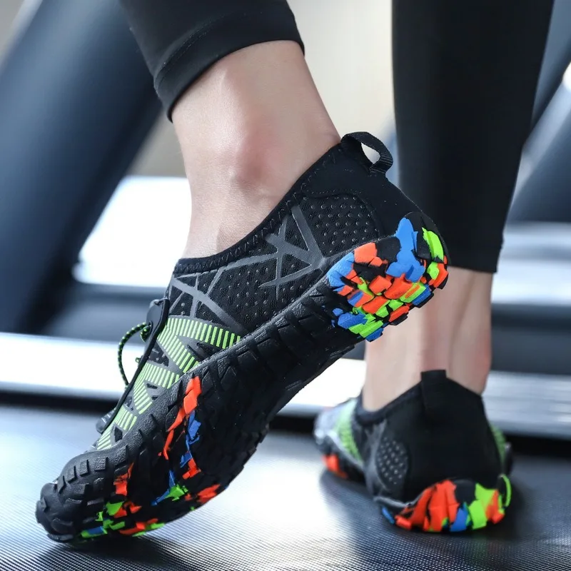 Unisex Man Woman Wading Shoes Anti-Non Slip Durable Water Barefoot Soft Sole Light Breathable Sport Outdoor Walk Running