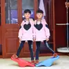 Kids Fitness Toy Wooden Rope Ladder Multi Rungs Climbing Game Toy Outdoor Training Activity Safe Sports Rope Swing Swivel Rotary 3