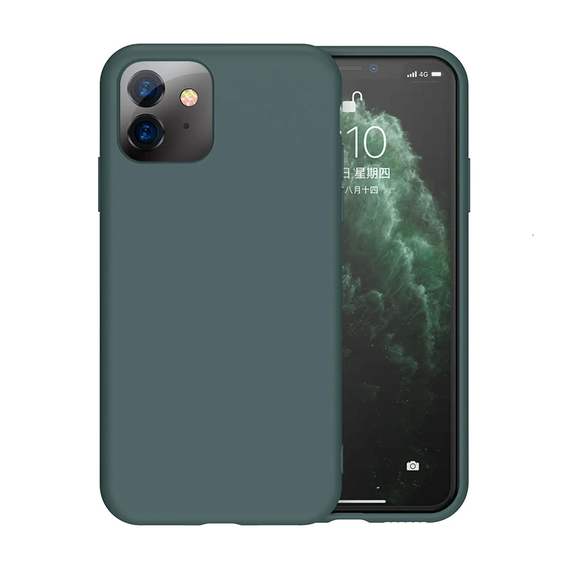 Vibrant Matte Liquid Silicone Soft Bumper Phone Case