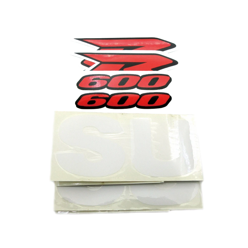 Motorcycle Body Logo Badge Fairing Decals Emblem Decoration Stickers For Suzuki GSXR600 GSXR750 GSXR1000 K1 K2 K3 K4 K5 K6 K7 K8 new style for suzuki rm85 rm 85 2002 2012 2011 2010 team personality graphics background stickers decals customized decoration