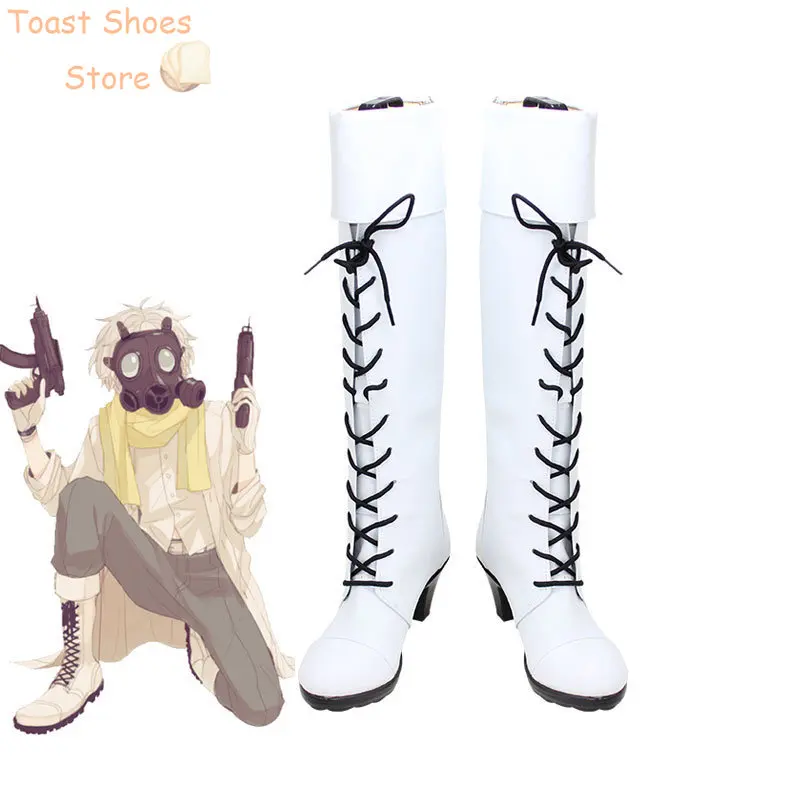 

Anime DMMD Clear Cosplay Shoes PU Leather Shoes Halloween Carnival Boots Cosplay Props Costume Prop
