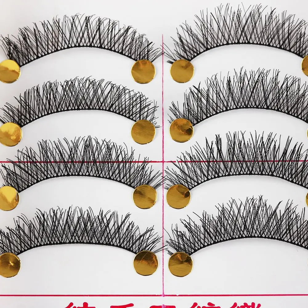 تمديد الرموش الصناعية الكلاسيكية ، جمال المكياج ، صليب طويل وسميك ، جديد ، 10 أزواج