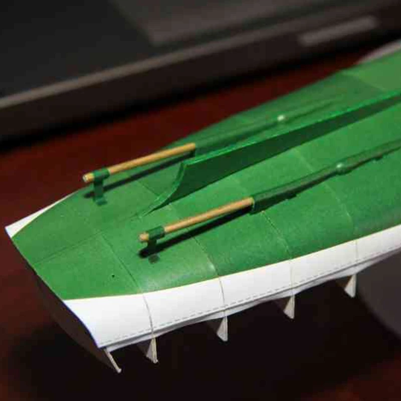 DIY 종이 모델, 광택제 해안 페리 선박 조립, 수작업 3D 퍼즐 게임, 어린이 장난감, 1:100