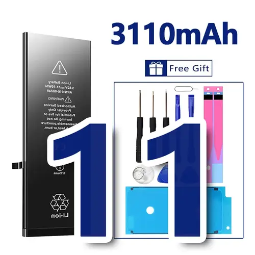 High Quality 0 Cycles Battery For iPhone SE 2 4 4S 5 5S 5C 6 6S 7 8 Plus X XR XS 11 Pro Max 7P For  iPhone7 iPhonese 6splus - Image 19