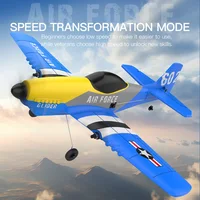 P51 Mustang RC Plane 2.4G 3CH 370mm Wingspan EPP Foam Remote Control Fighter Outdoor RTF RC Warbird Airplane Toys Gifts 1