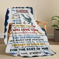 Retro Anime-themed Flannel Blanket Multi-purpose Stain-resistant Knitted Bedding with Digital Print - Dry Clean Only All Seasons 2