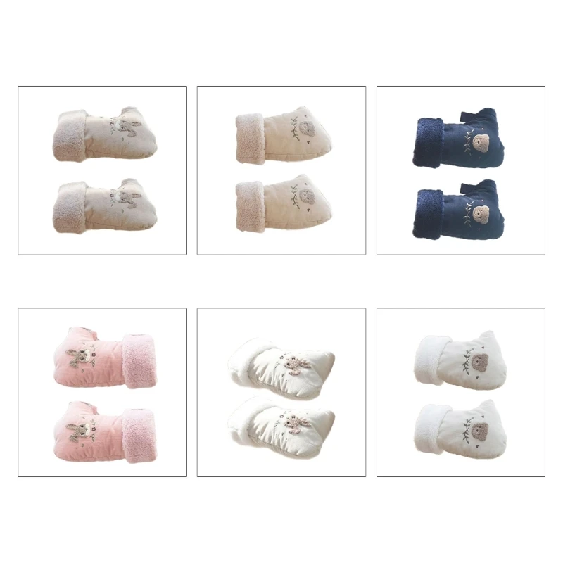 

Windproof Bike Riding Golves Kids Skateboard Gloves Warm Thicken Gloves Dropship