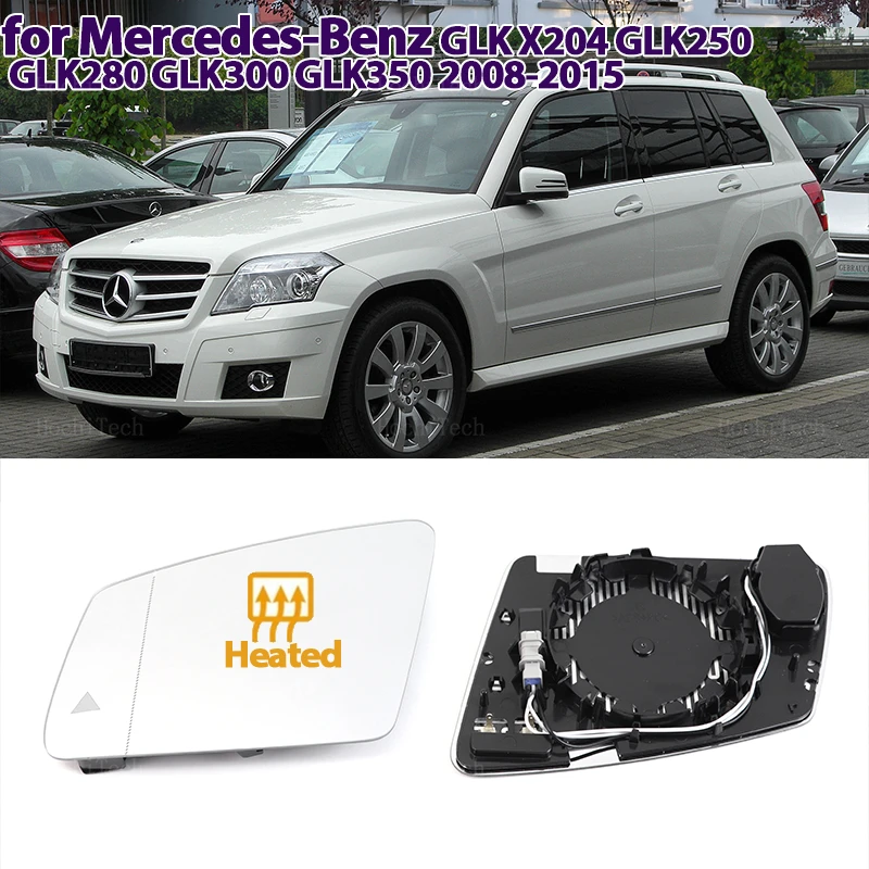 

Зеркало с подогревом и боковым стеклом, зеркало заднего вида для Mercedes-Benz GLK Class X204 GLK250 GLK280 GLK300 GLK350 2008-2015