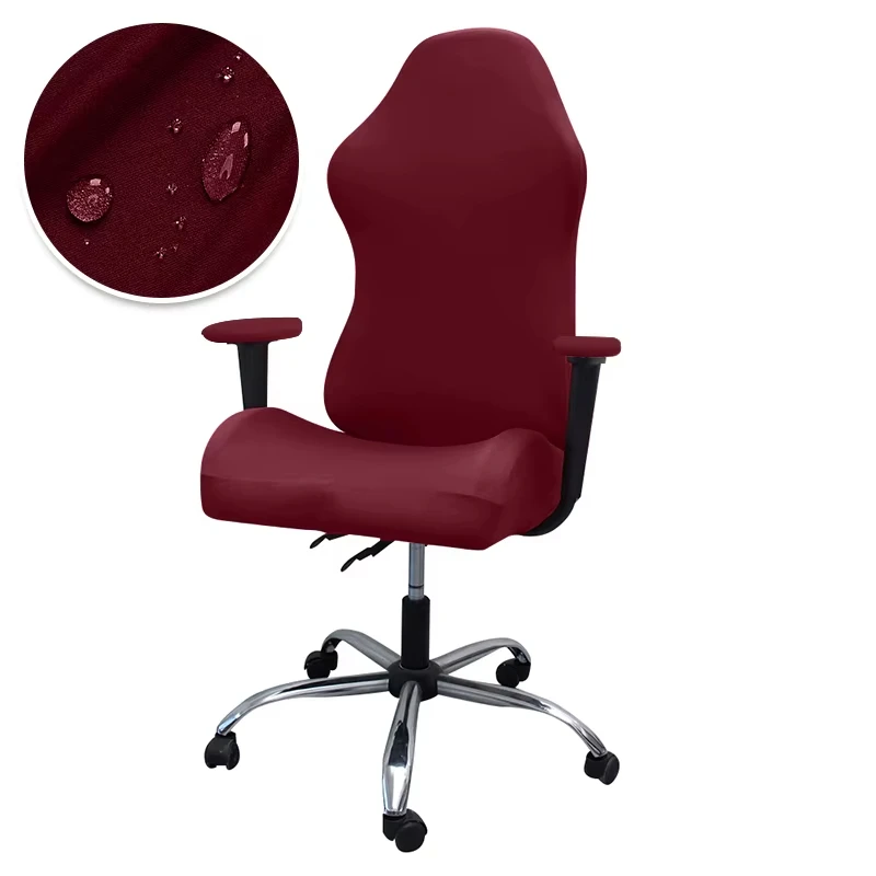 Elastic Spandex Office Chair Slipcover - Chair Protection for Armchairs & Gaming Chairs