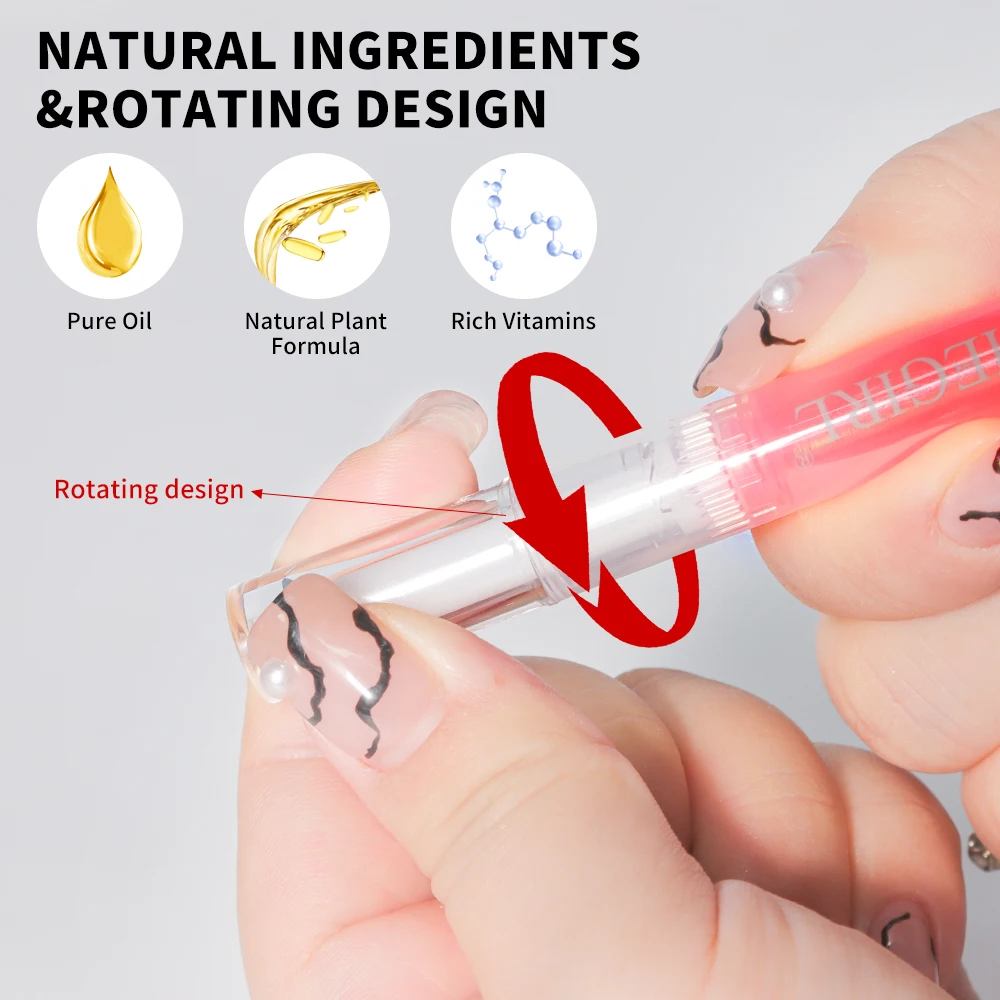 Cuticle Oil Nail Care Kit LIMEGIRL 6pcs Nutrition Oil Pen Gift Box For Nails Nourishment Dead Skin Cracks Care Product Set
