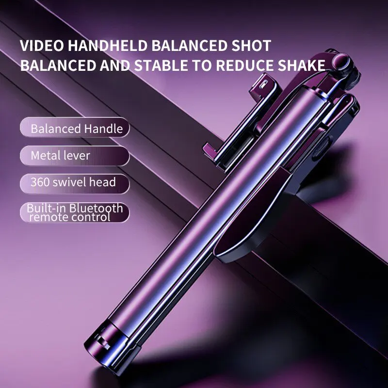 Xiaomi Metal Selfie Stick Handheld Video Shooting Gimbal Stabilizer  Bluetooth Remote Control Automatic Balance Selfie Stick